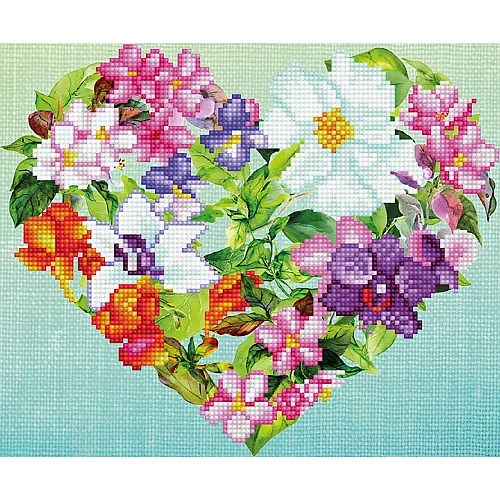 Diamond Dotz Blumenherz