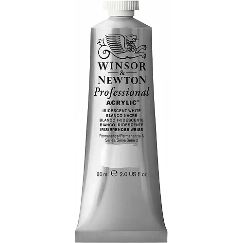 Winsor & Newton Professional Acrylic Acrylfarbe Irisierendes Weiss - 60 ml