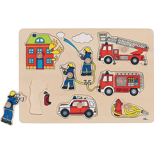 Goki Puzzle Feuerwehr (8Teile)