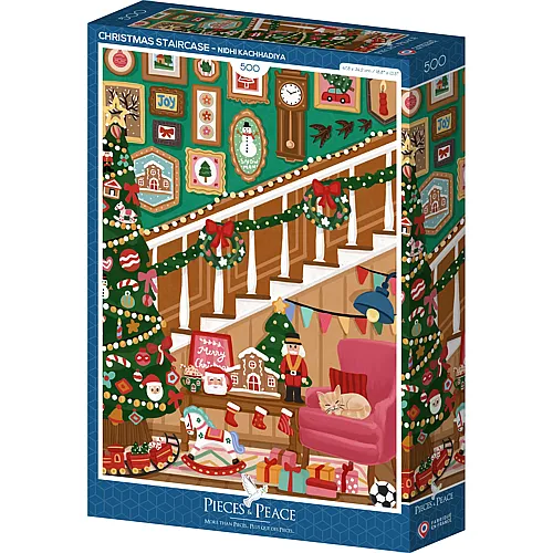 Pieces & Peace Puzzle Weihnachtstreppe - 500 Teile