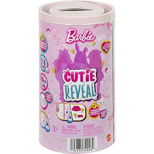 Barbie Cutie Reveal Gl�cksb�rchis kleine Chelsea-Puppe und Zubeh�r, Serie 2
