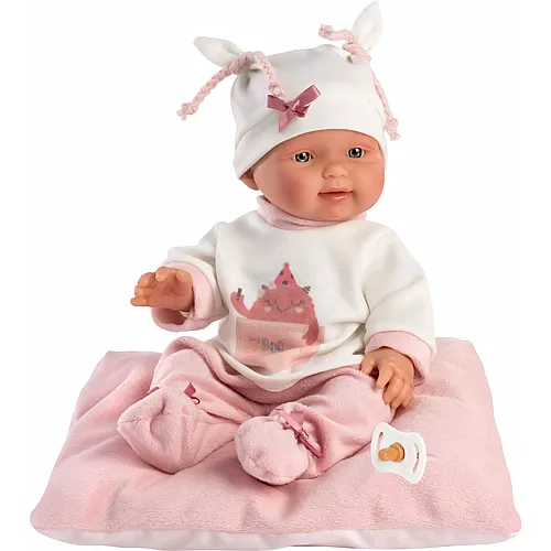 Babypuppe Bebita mit Kissen 26cm