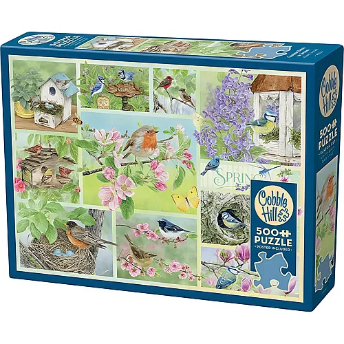 Cobble Hill Puzzle Garten V�gel im Fr�hling (500Teile)
