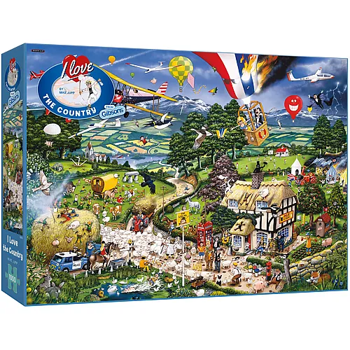 Gibsons Puzzle Mike Jupp I Love the Country - 1000 Teile