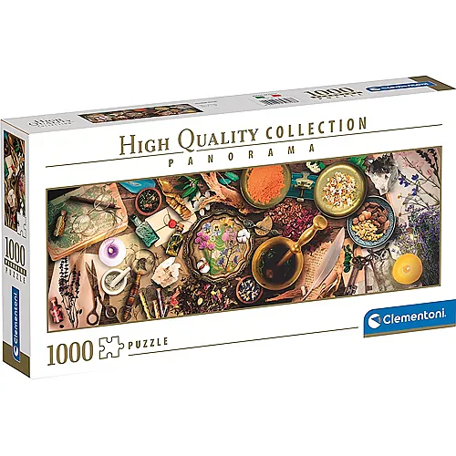 Clementoni Puzzle High Quality Collection Panorama Herbalist Desk (1000Teile)