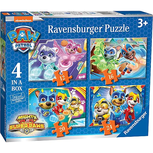 Ravensburger Puzzle 4in1 Paw Patrol - 12 Teile