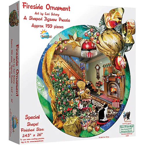 Kaminfeuer Ornament 750Teile