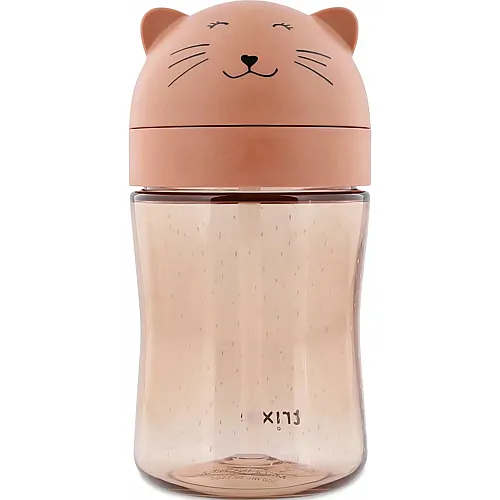 Trixie Trinkbecher mit Strohhalm Katze