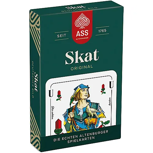 ASS Altenburger Skat, deutsches Bild in Faltschachtel