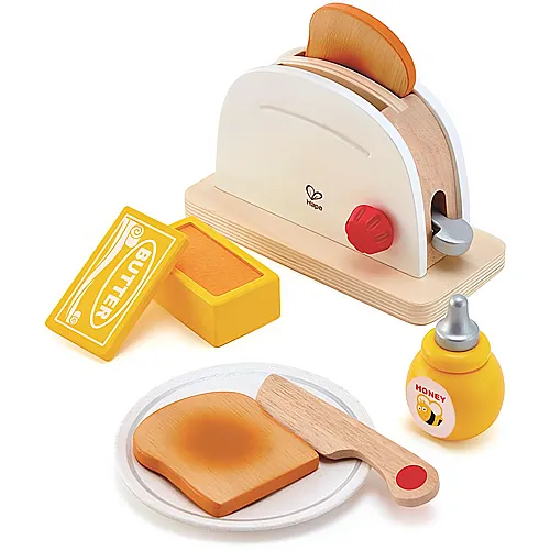 Hape Rollenspiele Pop-up-Toaster-Set