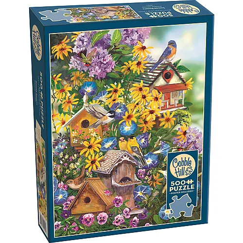 Cobble Hill Puzzle Vogelh�user und Sonnenblumen (500Teile)