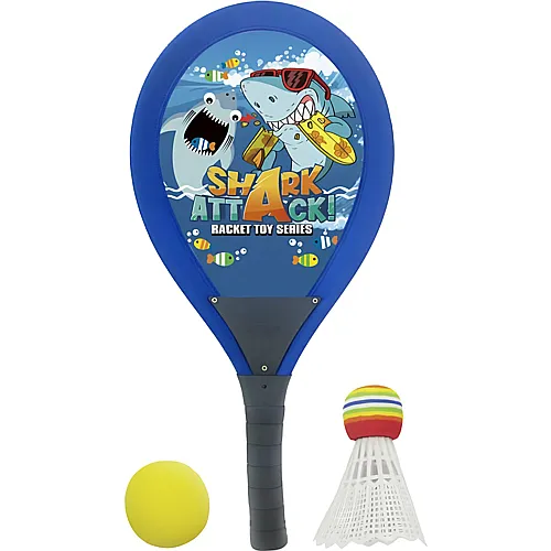 Sombo Tennis-Schl�ger-Set blau 2 Schl�ger mit 1 Ball und