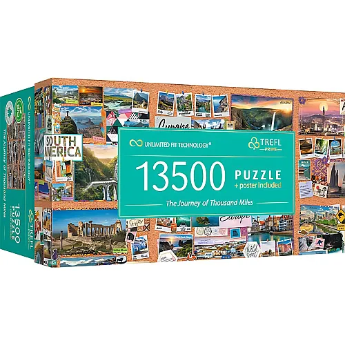 Die Reise von Tausend Meilen 13500Teile