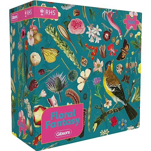 Gibsons Puzzle RHS : Floral Fantasy - 500 Teile