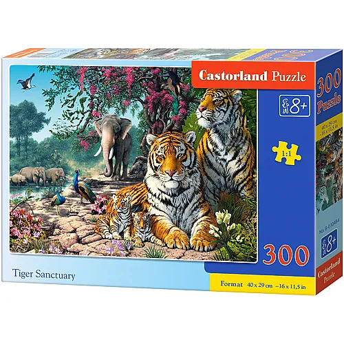 Castorland Puzzle Tiger Sanctuary - 300 Teile