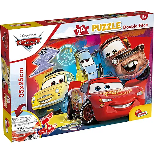 2in1 Disney Cars zum Ausmalen 24Teile