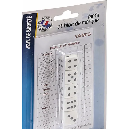 Cartamundi Yam's 5 Des 18 MM EN Boite Plastique Blister