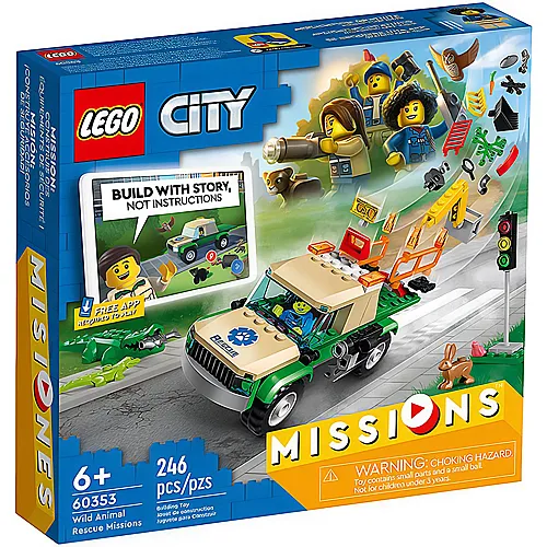 LEGO City Missions Tierrettungs-Missionen (60353)