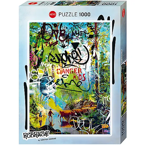 HEYE Puzzle Gnter Konrad Danger Kids (1000Teile)