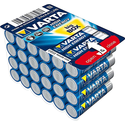Varta 24x AA/LR6 High Energy Alkaline Batterien