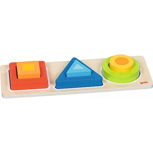 Goki Geo Blocks Formensortierbrett