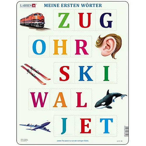 Larsen Puzzle Meine ersten Wörter - 15 Teile