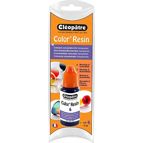 Cleopatre Color'resin � Transparente Harzfarbe 15g Violett