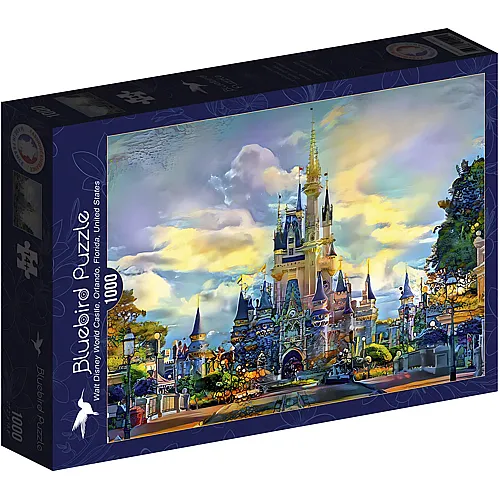 Bluebird Puzzle Gavidia Pedro Walt Disney World Castle, Orlando, Floride, USA - 1000 Teile