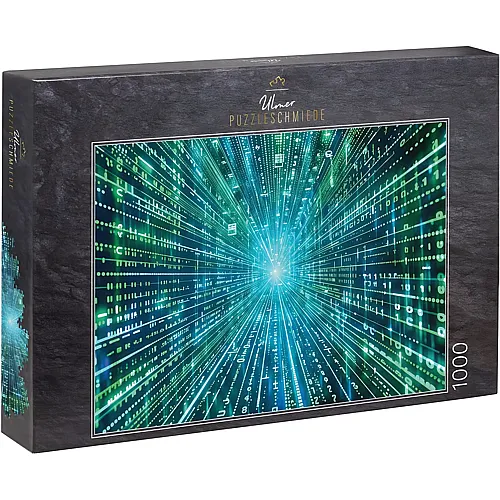 Ulmer Puzzleschmiede Code-Illustration mit 3D-Hintergrund Impossible - 1000 Teile