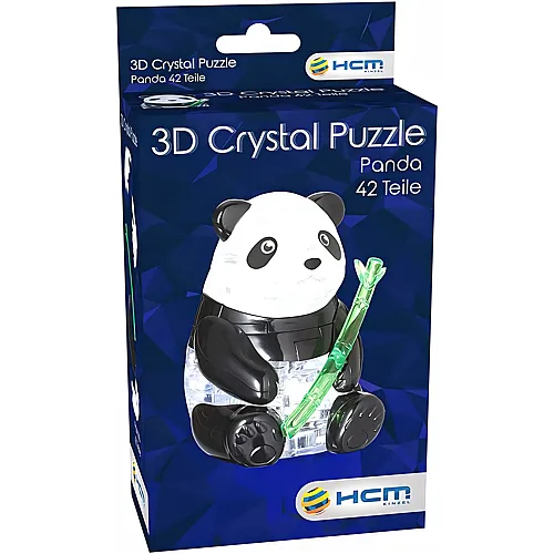 HCM Kinzel Crystal Puzzle Panda - 42 Teile