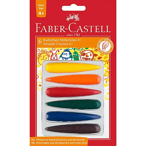 Faber-Castell Kreide Vorschule Malfinger (6Teile)