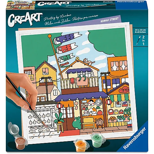 Ravensburger CreArt Kawaii Street - Niniwanted