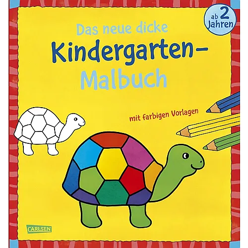 Carlsen Das neue, dicke Kindergarten-Malbuch