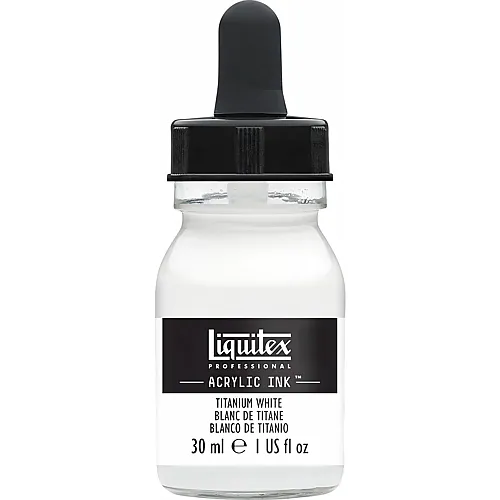 Liquitex Lqx Prof. Acrylic Ink 30ml Flasche Titanweiss
