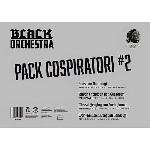 Starling Games Black Orchestra Pack Cospiratori 2 (IT)