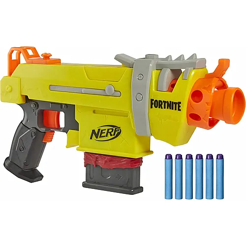 Fortnite SMG-L motorisierter Blaster � enth�lt 3 Ziele � mit 6-Dart Clip-Magazin und 6 Nerf Elite Darts