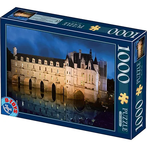 DToys Puzzle Franz�sisches Schloss: Ch�teau de Chenonceau - 1000 Teile