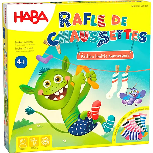 HABA Rafle de chaussettes �dition anniversaire - Fran�ais