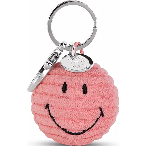 Bon Ton Toys Smiley ECO Kordsamt pink 4.5cm Schl�sselanh�nger