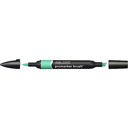 Winsor & Newton Promarker Brush mit 2 Spitzen Mintgr�n