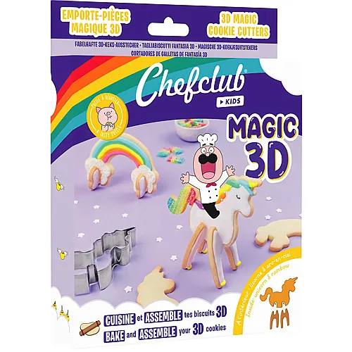 HUCH Ausstecher Einhorn & Regenbogen