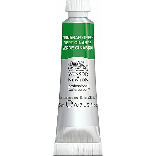 Winsor & Newton Professional Water Colour Aquarellfarbe Zinnober-Gr�n - 5 ml