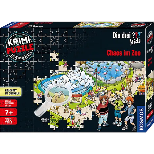 Krimipuzzle - Chaos im Zoo 150Teile