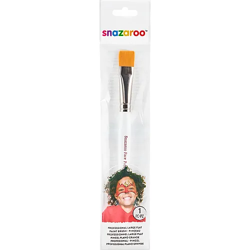 Snazaroo Pinsel Gross, Flach, Weiss