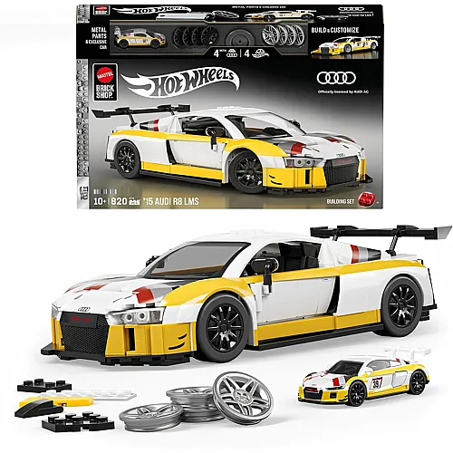 Mattel Brick Shop Audi R8 LMS '15 (820Teile)