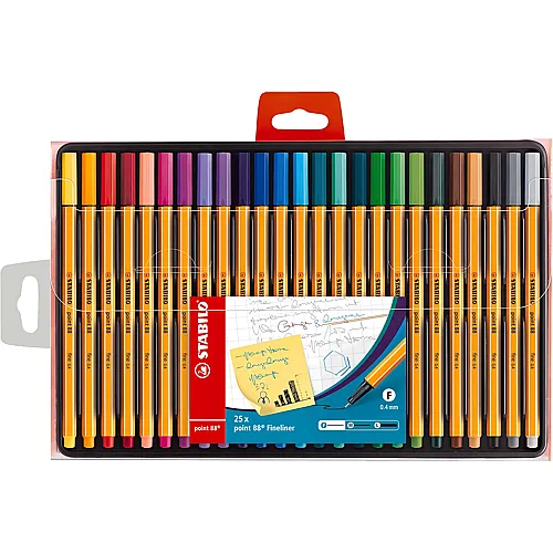Stabilo Fineliner point 88 - 25 Teile