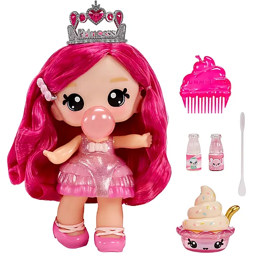 MGA Yummiland Grosse Puppe & Lipgloss-Tier � Bianca Bubblegum