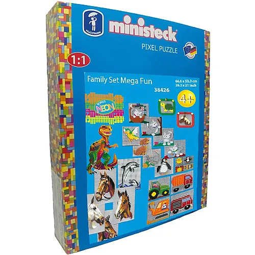 Ministeck Family Set Mega Fun - XXL-Box, 4000-tlg.