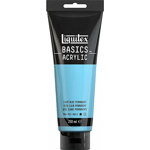 Liquitex Lqx Basics Acrylfarbe 250ml Tube Hellblau Permanent