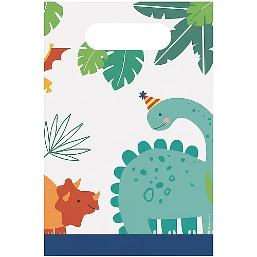 Papiert�ten Dinosaurier 8Teile